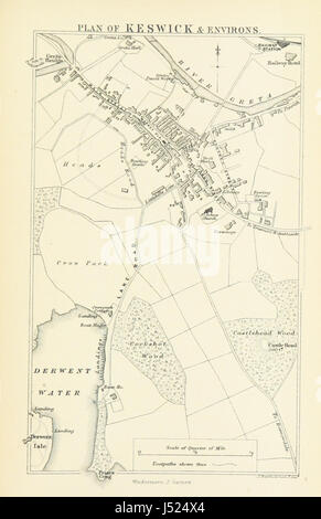 Bild entnommen Seite 189 der "Leitfaden für die Autobahnen der Lake District in England. Mit Karten und Illustrationen. Bearbeitet von J. G' Stockfoto