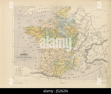 Bild entnommen Seite 193 von "Récits d ' Histoire de France, zusammengestellt von M. Seignobos. Mit biographischen und geographischer Index, Erläuterungen und ein Vokabular von A. Esclangon bearbeitet. ... Mit Abbildungen und Karten. Einzige autorisierte Ausgabe " Stockfoto