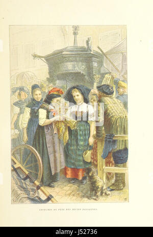 Dieses Buch, „L'Alsace et des Alsaciens Ã travers les siÃ¨cles“, bietet eine umfassende Geschichte des Elsass und seiner Bewohner durch die Jahrhunderte. Sie ist reich illustriert und bietet einen Einblick in die kulturelle und historische Entwicklung der Region. Stockfoto