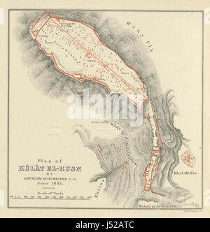 Bild entnommen Seite 216 von "The Jaulân, der deutschen Gesellschaft für die Erforschung des Heiligen Landes, von G. Schumacher Befragten... ... Übersetzt aus den Transaktionen der deutschen Gesellschaft. Mit all den Originalkarten und Abbildungen Stockfoto