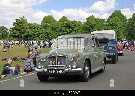 Rover P4 100 (1961), Chestnut Sunday, 14. Mai 2017. Bushy Park, Hampton Court, London, England, Großbritannien, Großbritannien, Großbritannien, Europa. Stockfoto