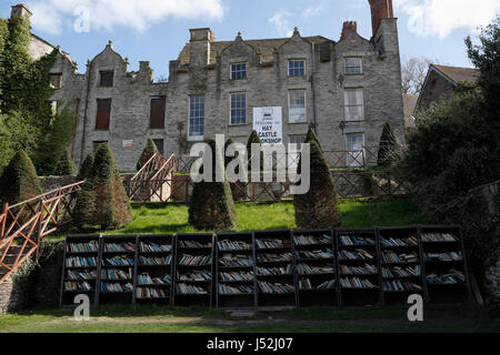 Die Burg-Buchhandlung in Hay on Wye Powys-Mid-Wales Stockfoto