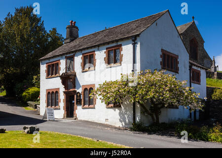 Hawkshead Grammar School, Hawkshead, Seenplatte, Cumbria Stockfoto
