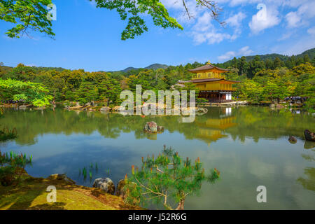 Goldener Pavillon Kyoto Stockfoto