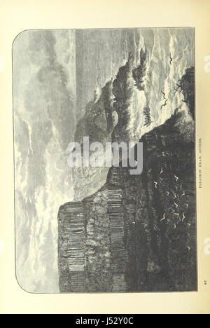 Diese Arbeit bietet einen beschreibenden und historischen Überblick über das Land, einschließlich detaillierter Illustrationen, die wichtige Aspekte seiner Landschaften, Kultur und historischen Meilensteine erfassen. Es bietet eine visuelle und schriftliche Erzählung über die Entwicklung des Landes und wichtige Ereignisse. Stockfoto