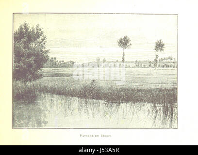 Dieses illustrierte Werk zeigt Frankreich in seiner malerischen Darstellung seiner Landschaften, Architektur und kulturellen Wahrzeichen. Es fängt Frankreichs Schönheit und Geschichte mit detaillierten Illustrationen und Beschreibungen ein und bietet einen umfassenden Blick auf das Land. Stockfoto