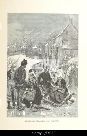 La Retraite Infernale, Armée De La Loire, 1870-1871... Ouvrage Illustré de 26 Gravuren... par Quesnay de Beaurepaire, et d ' une Carte, etc. Stockfoto