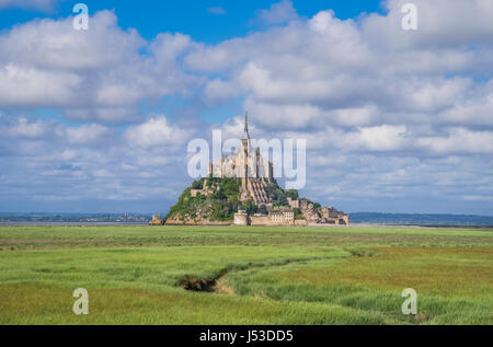 Frankreich, Normandie, Mont Saint-Michel Stockfoto