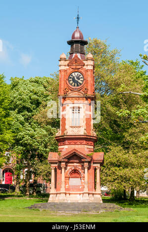 Uhrturm in Preston Park, Brighton. Stockfoto