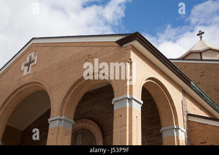 Watertown, MA hat eine große armenische Gemeinde. Fassade der Kirche. Stockfoto