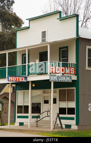Fellows Hotel, Kern-Pionier-Dorf, Bakersfield, Kalifornien Stockfoto