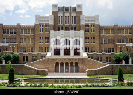 Little Rock Arkansas,Central High School,1957 Desegregationskrise,Schwarze Geschichte,afrikanisches Erbe,Little Rock Nine,Central High School,Gebäude,zweite Stockfoto