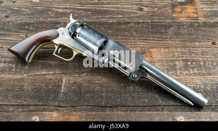 1847 Cowboy Pistole mit Platz für Ihren Typ. Stockfoto