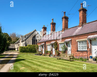 Armenhäuser und Kapelle jetzt ein privates Haus auf Magdelens Straße in Ripon North Yorkshire England Stockfoto