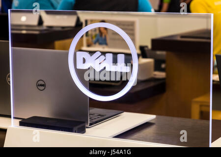 Cincinnati - ca. Mai 2017: Dell Technologien Display und Logo. Dell fusionierte mit der EMC Corporation im Jahr 2016 ich Stockfoto