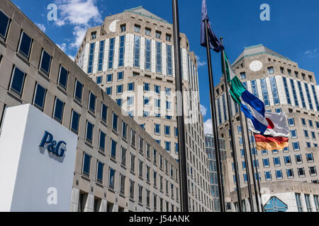 Cincinnati - ca. Mai 2017: Procter & Gamble Unternehmenszentrale. P & G ist eine amerikanische multinationale Consumer Goods Firma IX Stockfoto