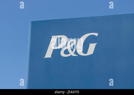 Cincinnati - ca. Mai 2017: Logo und Signage Procter & Glücksspiel. P & G ist eine amerikanische multinationale Consumer Goods Firma X Stockfoto