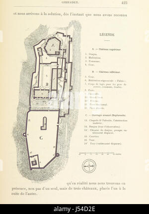 Bild entnommen Seite 437 von "Voyage Aux Châteaux Historiques des Vosges Septentrionales... Illustré de 207 Dessins Originaux " Stockfoto