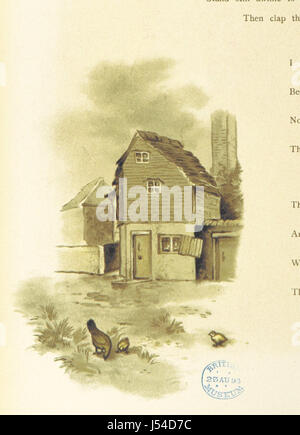 Blumen bringen ich und ich singen... Gedichte von E. Bland, H. M. Burnside, A. Scanes Stockfoto