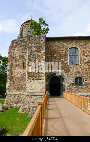 Gateway - Colchester Castle, Colchester, Essex, England, UK Stockfoto
