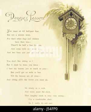 Blumen bringen ich und ich singen... Gedichte von E. Bland, H. M. Burnside, A. Scanes Stockfoto