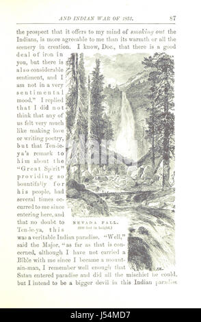 Entdeckung des Yosemite und Inder-Krieg von 1851, die zu diesem Ereignis geführt... Dritte Auflage, überarbeitete, etc. Stockfoto