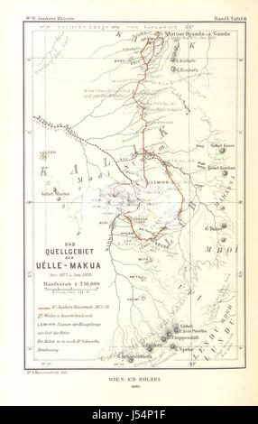 Bild entnommen Seite 548 von "Dr. Wilh. Junker Reisen in Afrika 1875-1886. Nach Seinen Tagebüchern Unter der Mitwirkung von R. Buchta Herausgegeben von Dem Reisenden... Mit... Original-Comicstrips, etc. " Stockfoto