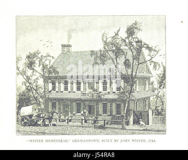 Antike und moderne Germantown, Mount Airy und Chestnut Hill Stockfoto