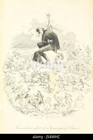 Tom Burke of Ours ist ein Roman mit Illustrationen von Phiz aus dem 19. Jahrhundert. Das Buch enthält eine Erzählung zu sozialen Themen und persönlichen Kämpfen, wobei Illustrationen die Themen der Geschichte ergänzen. Stockfoto