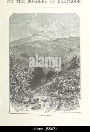 Dieser illustrierte Leitfaden gibt einen Überblick über die lokalen Geschäfte in Newton Abbot und gibt Aufschluss darüber, wo Sie Waren und Dienstleistungen in der Gegend kaufen können. Er zeigt wichtige Unternehmen und Einrichtungen in Westengland auf. Stockfoto