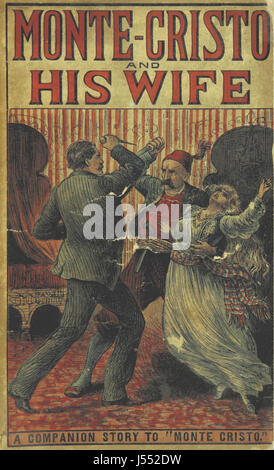 Eine Begleiterzählung zu Alexandre Dumas berühmtem Roman „der Graf von Monte Cristo“, in dem weitere Charaktere und Ereignisse im Zusammenhang mit der Haupthandlung der Geschichte erforscht werden. Stockfoto