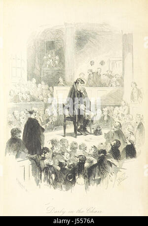 Ein Verweis auf den Roman „Tom Burke of Ours“, ein Werk aus dem 19. Jahrhundert mit Illustrationen von Phiz, einem einflussreichen Illustrator dieser Zeit, der zur Erzählung der bookâ beiträgt. Stockfoto