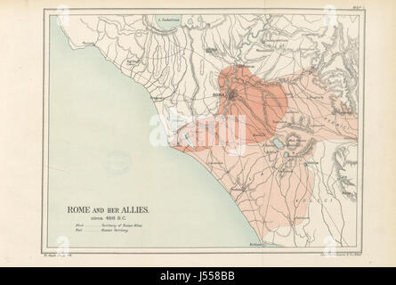 Bild von Seite 83 der "Umrisse der römischen Geschichte... Mit Karten Stockfoto