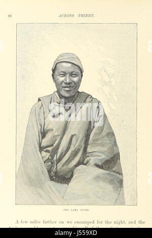 [De Paris au Tonkin À Travers le Tibet Inconnu.] Über Tibets... Mit Karte der Route übersetzt von C. B. Pitman und Illustrationen... Stockfoto