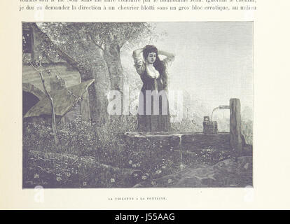 Der französische Titel „L'Alsace; le Pays et ses habitants“ enthält 386 Gravuren und 17 Karten, die eine detaillierte Erkundung der Region Elsass und seiner Bewohner ermöglichen. Es handelt sich um ein historisches Werk, das Einblicke in die Geographie, Kultur und das Leben im Elsass bietet. Stockfoto