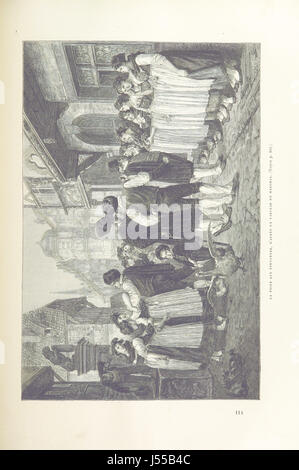 „L'Alsace; le Pays et ses habitants“ ist ein französisches Werk, das die Region Elsass, ihre Bevölkerung und ihre Landschaften mit 386 Gravuren und 17 Karten darstellt. Sie bietet historische und kulturelle Einblicke in das Elsass. Stockfoto