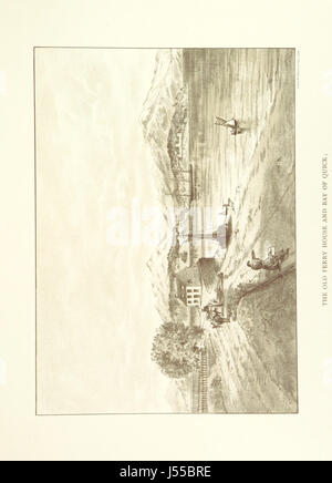 „Views & Reminiscences of Old Greenock“ ist ein historischer Bericht über die Stadt Greenock in Schottland, der ihr kulturelles und architektonisches Erbe erfasst. Das Buch enthält Illustrationen und Texte von A. Williamson. Stockfoto