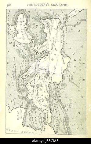 Bild entnommen Seite 98 von "The Student Geographie... Mit... Karten, etc. " Stockfoto