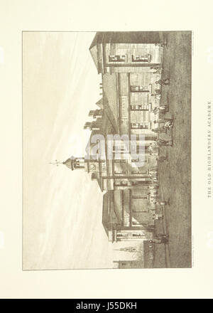 Dieses Buch bietet historische Berichte und visuelle Darstellungen von Old Greenock, einer Hafenstadt in Schottland, und bietet einen Einblick in seine Vergangenheit durch die Schriften von A. Williamson. Stockfoto