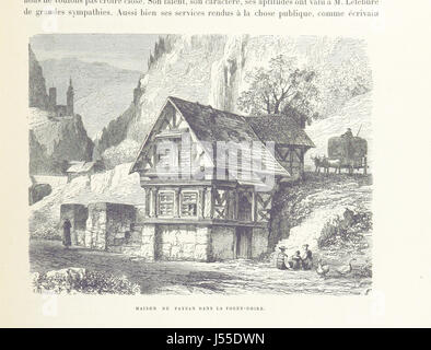 „L'Alsace; le Pays et ses habitants“ ist ein detailliertes Werk mit 386 Gravuren und 17 Karten, das eine eingehende Erforschung des Elsass, seiner Bevölkerung, Kultur und Geographie im historischen Kontext bietet. Stockfoto
