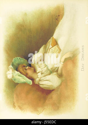 Blumen bringen ich und ich singen... Gedichte von E. Bland, H. M. Burnside, A. Scanes Stockfoto