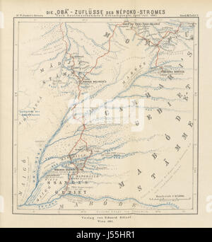 Bild entnommen Seite 103 von "Dr. Wilh. Junker Reisen in Afrika 1875-1886. Nach Seinen Tagebüchern Unter der Mitwirkung von R. Buchta Herausgegeben von Dem Reisenden... Mit... Original-Comicstrips, etc. " Stockfoto