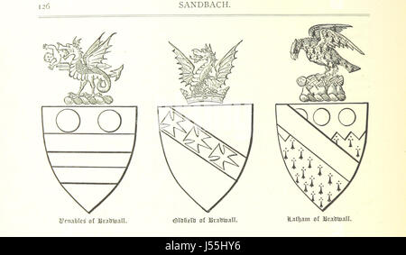 Bild von Seite 156 von "die Geschichte der alten Pfarrei Sandbach, Co. Chester, einschließlich der zwei Chapelries von Holmes Chapel und Goostrey, etc." Stockfoto