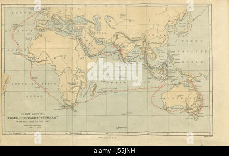 Bild von Seite 16 von "The Last Voyage... 1887. [Lady Brassey Zeitschriften und Noten von ihrer letzten Reise in die "Sonnenstrahl", bearbeitet von Lady Barker. Mit einer kurzen Abhandlung von Lord Brassey. Mit Illustrationen und einer Karte.] (Siehe Anhang. Teil I. Reise von Darnle Stockfoto
