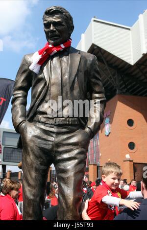 PADDY POWER STATUE des DAVID MO LIVERPOOL V CHELSEA ANFIELD LIVERPOOL ENGLAND 27. April 2014 Stockfoto