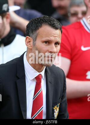 RYAN GIGGS MANCHESTER UNITED V SUNDERLAND OLD TRAFFORD MANCHESTER ENGLAND 3. Mai 2014 Stockfoto