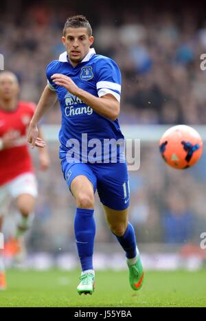 KEVIN MIRALLAS EVERTON FC EVERTON FC EMIRATES Stadion LONDON ENGLAND 8. März 2014 Stockfoto