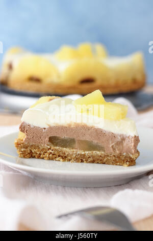 Hausgemachte No Ananas Kuchen backen Stockfoto