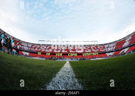 Gesamtansicht, 10. Mai 2017 - Fußball / Fußball: UEFA Champions League Semi-Finale match zwischen Club Atletico de Madrid 2: 1-Real Madrid CF im Estadio Vicente Calderon in Madrid, Spanien. (Foto von Mutsu Kawamori/AFLO) [3604] Stockfoto