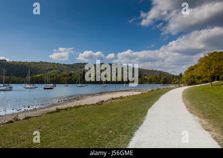 Cockshot Punkt, Windermere, Lake District, Cumbria Stockfoto